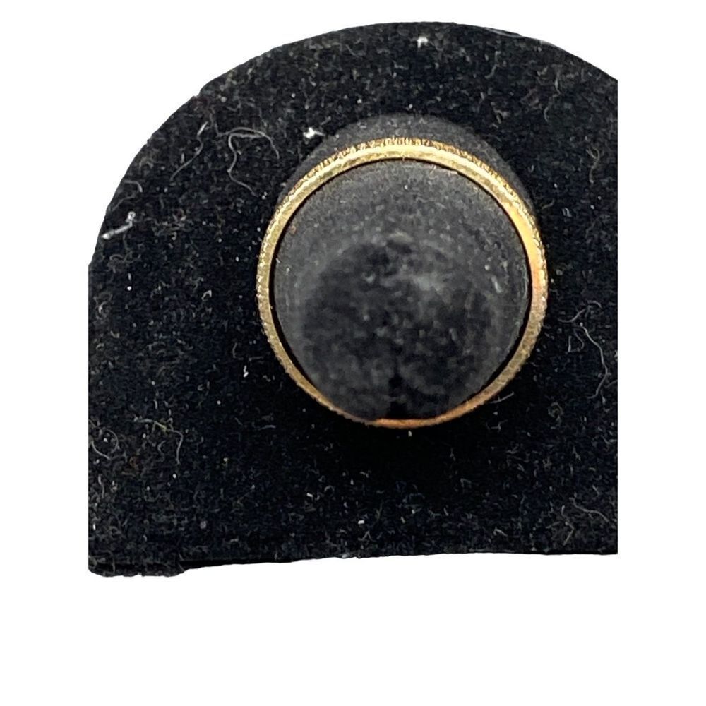 Brass textured band tree bark pattern ring size 10 - Picture 6 of 6